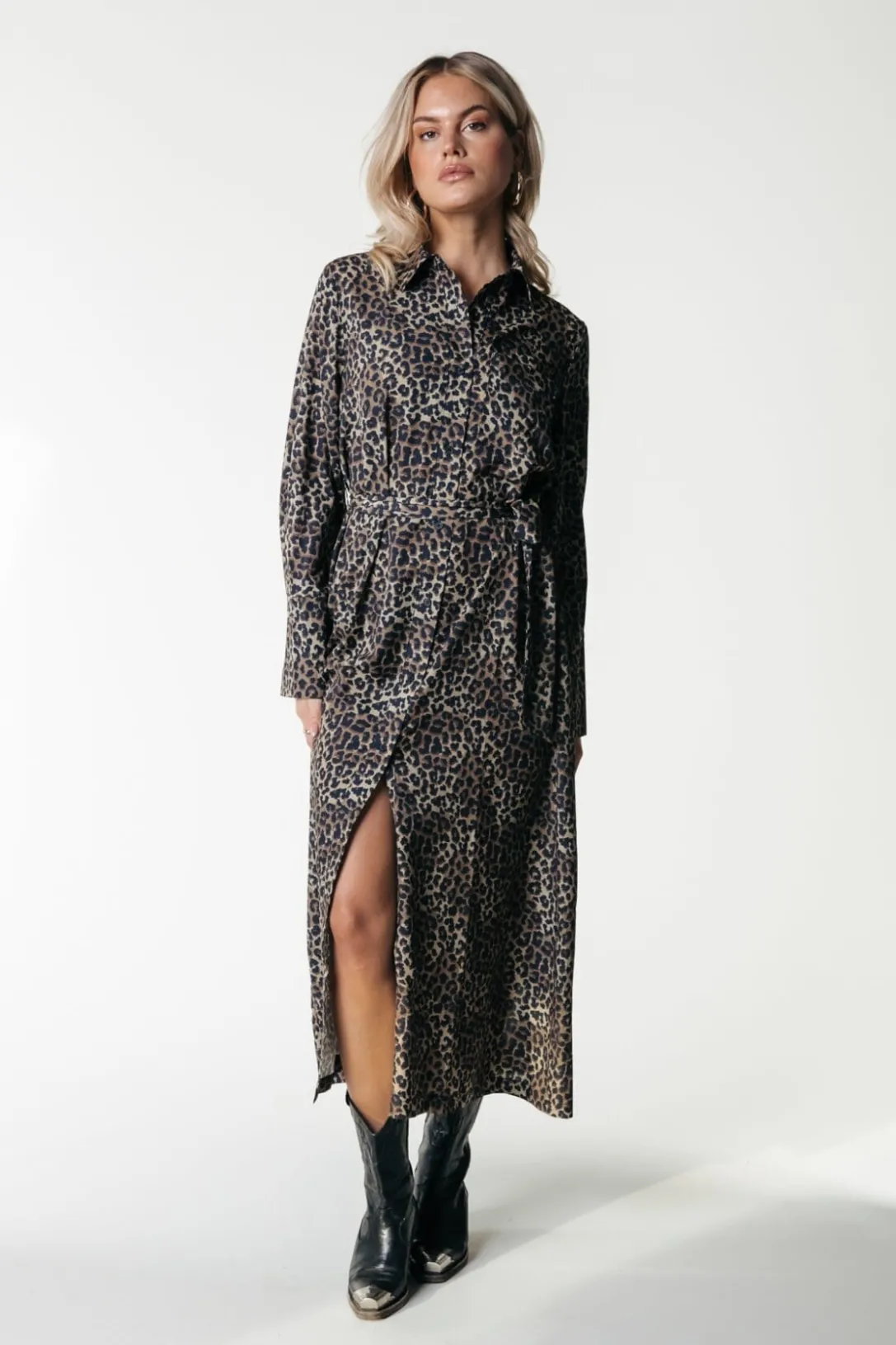 Colourful Rebel Jurken<Desiree Leopard Dress | Warm Brown