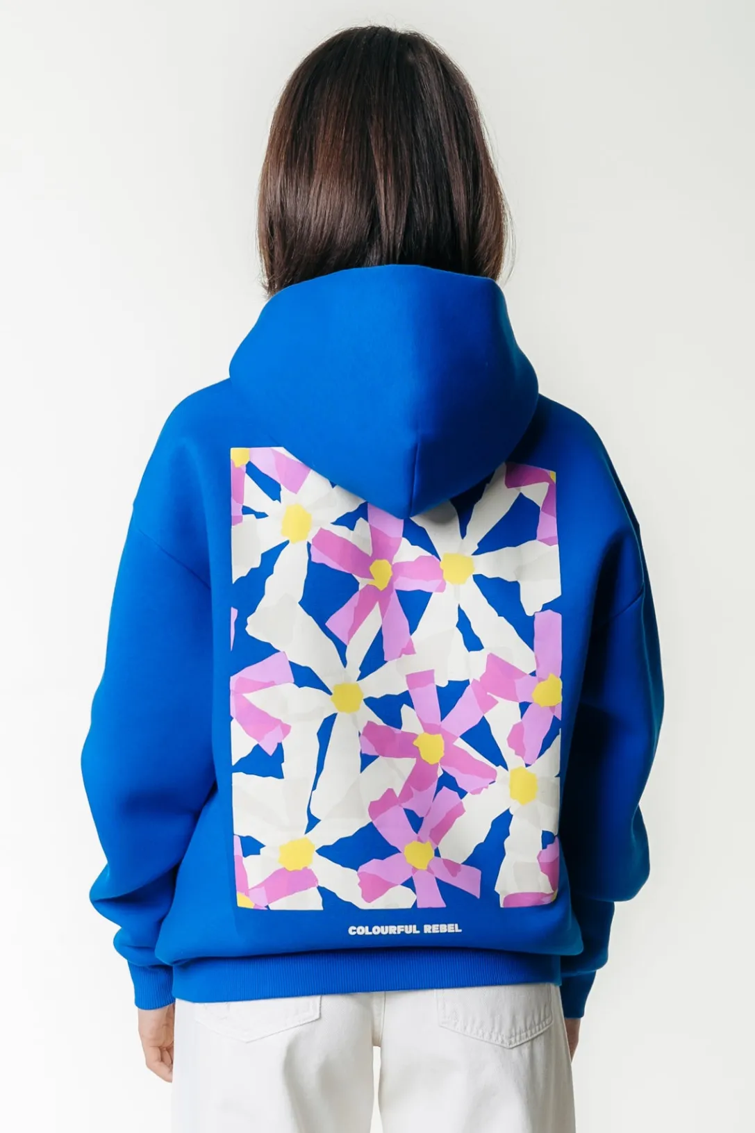 Colourful Rebel Hoodies<Flower Square Hoodie |