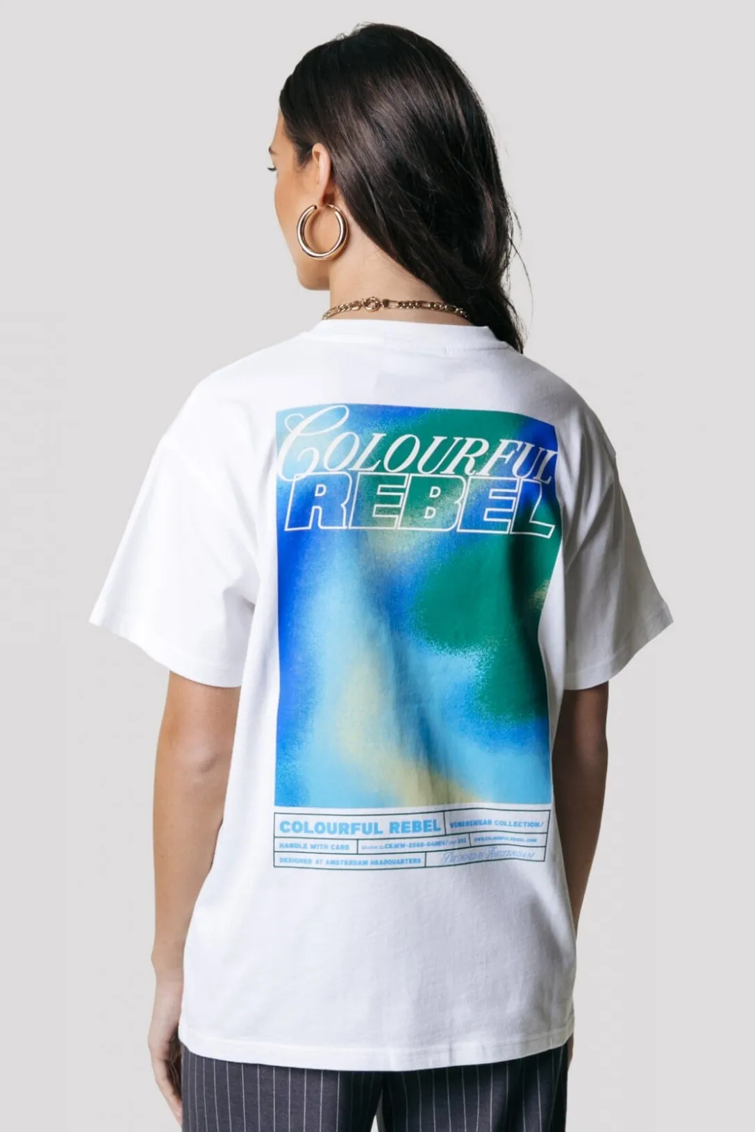 Colourful Rebel T-shirts<Gradient Poster T-shirt | Standard white