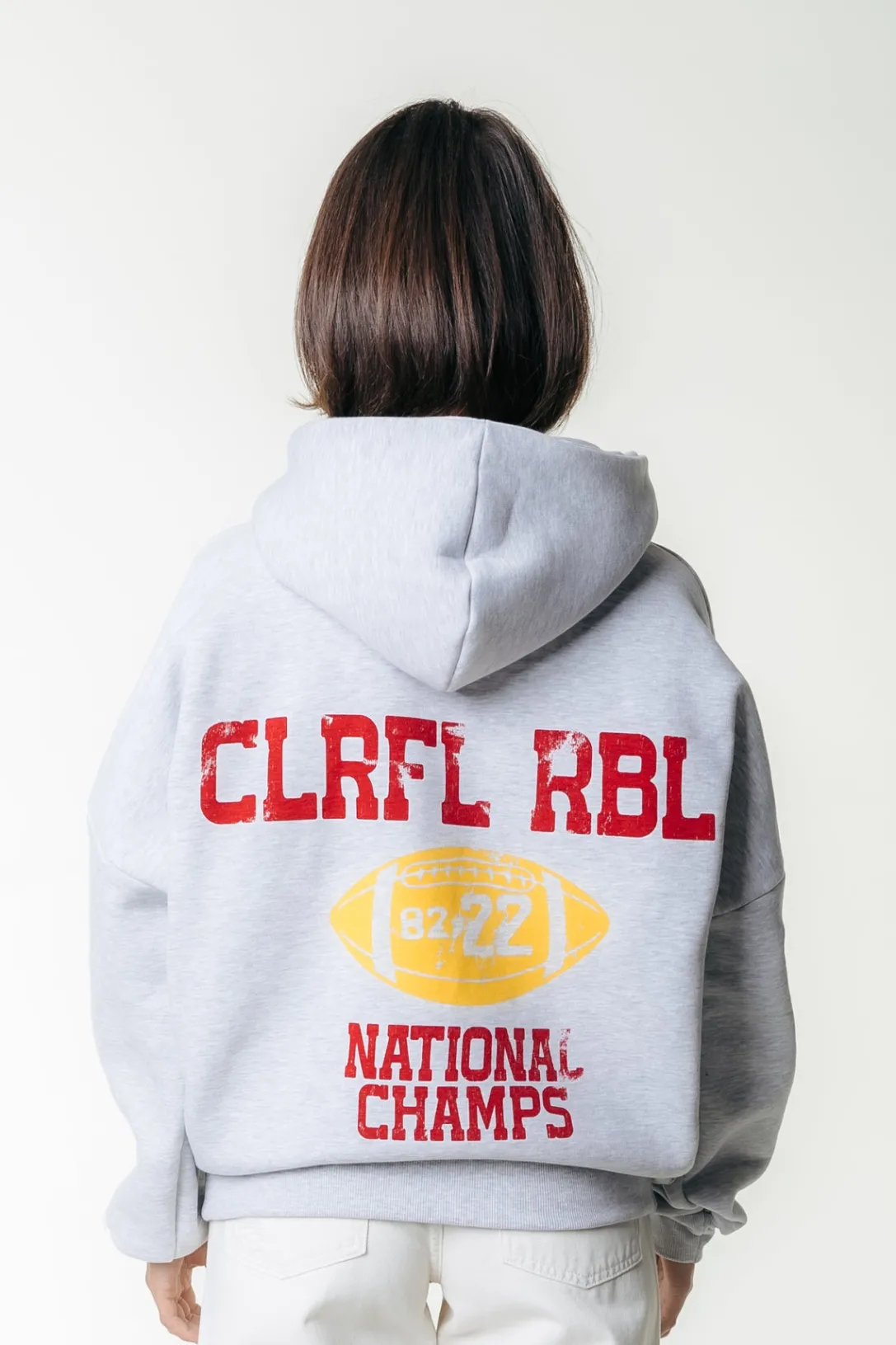 Colourful Rebel Hoodies<National Champs Hoodie | Light grey melange