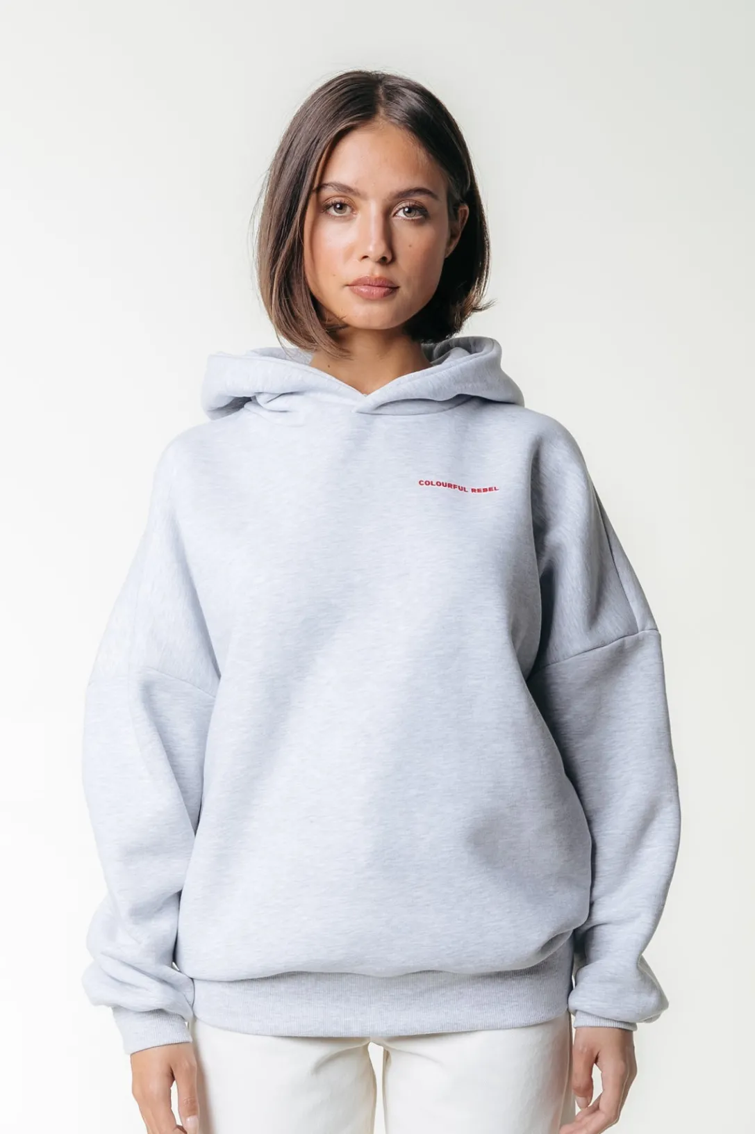 Colourful Rebel Hoodies<National Champs Hoodie | Light grey melange