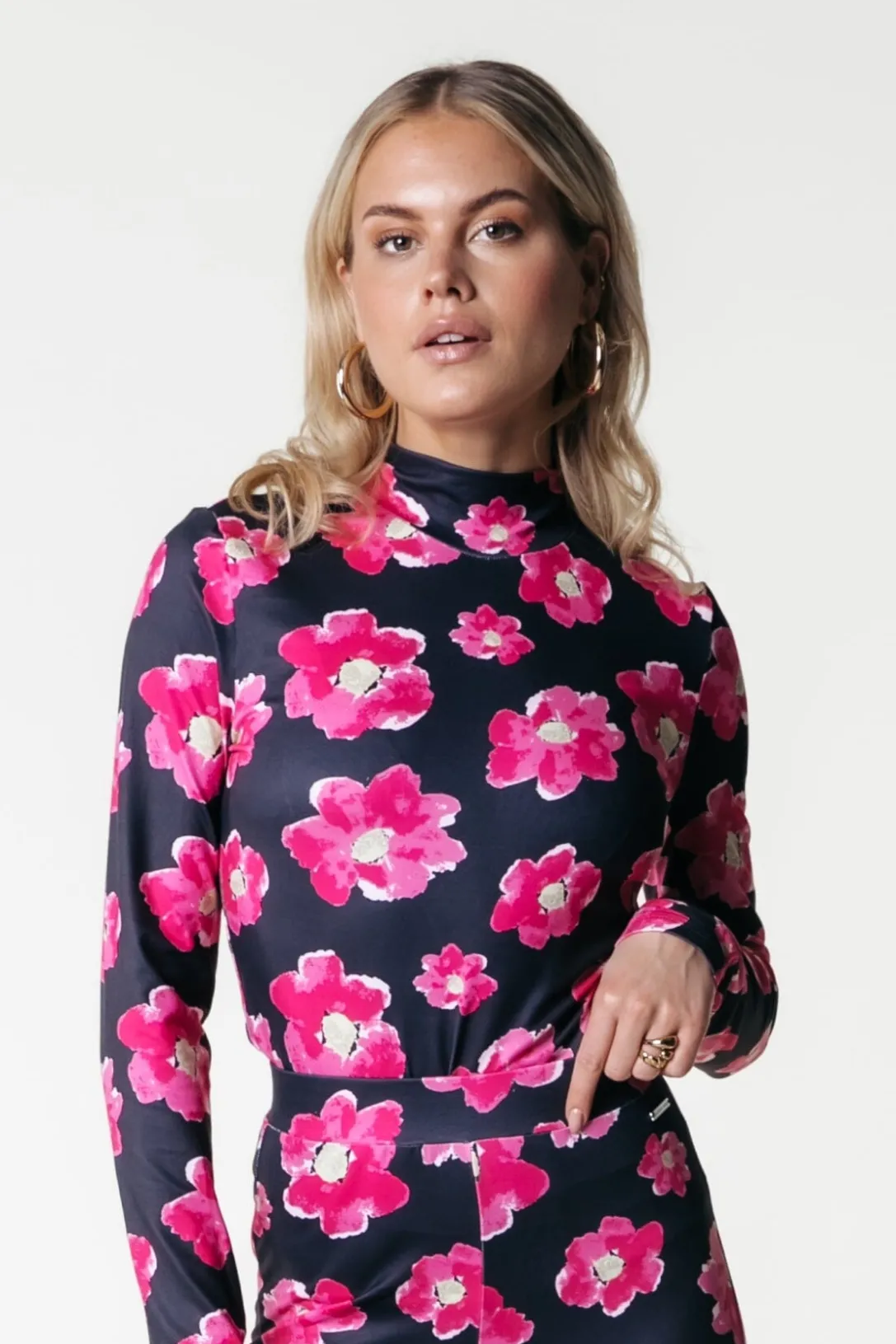 Colourful Rebel Tops<Neyo Poppy Flower Top | Bright pink