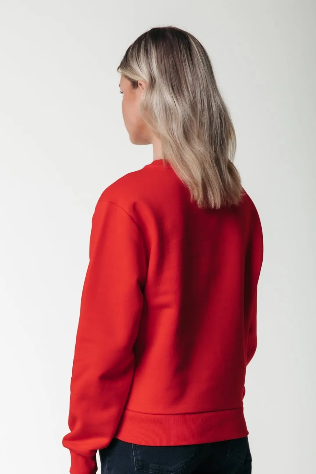 Colourful Rebel Truien<Puff Logo Sweat | Scarlet Red