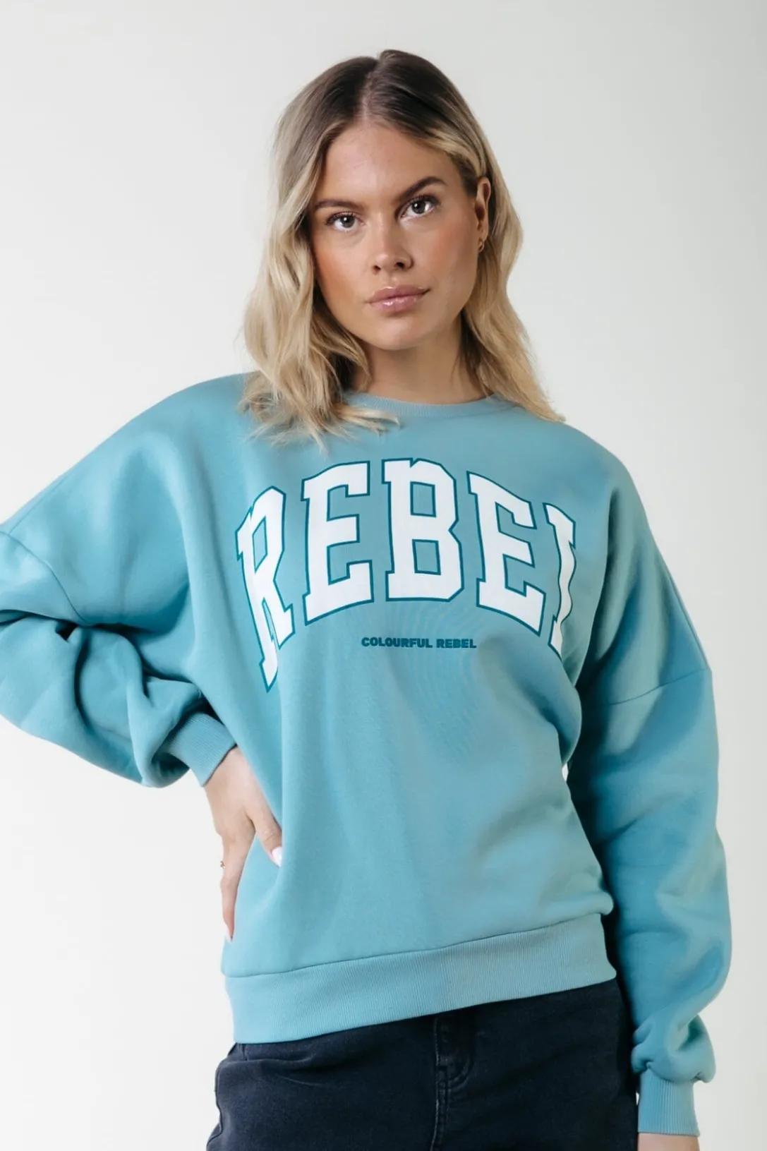 Colourful Rebel Truien<Rebel Sweat | Mineral blue