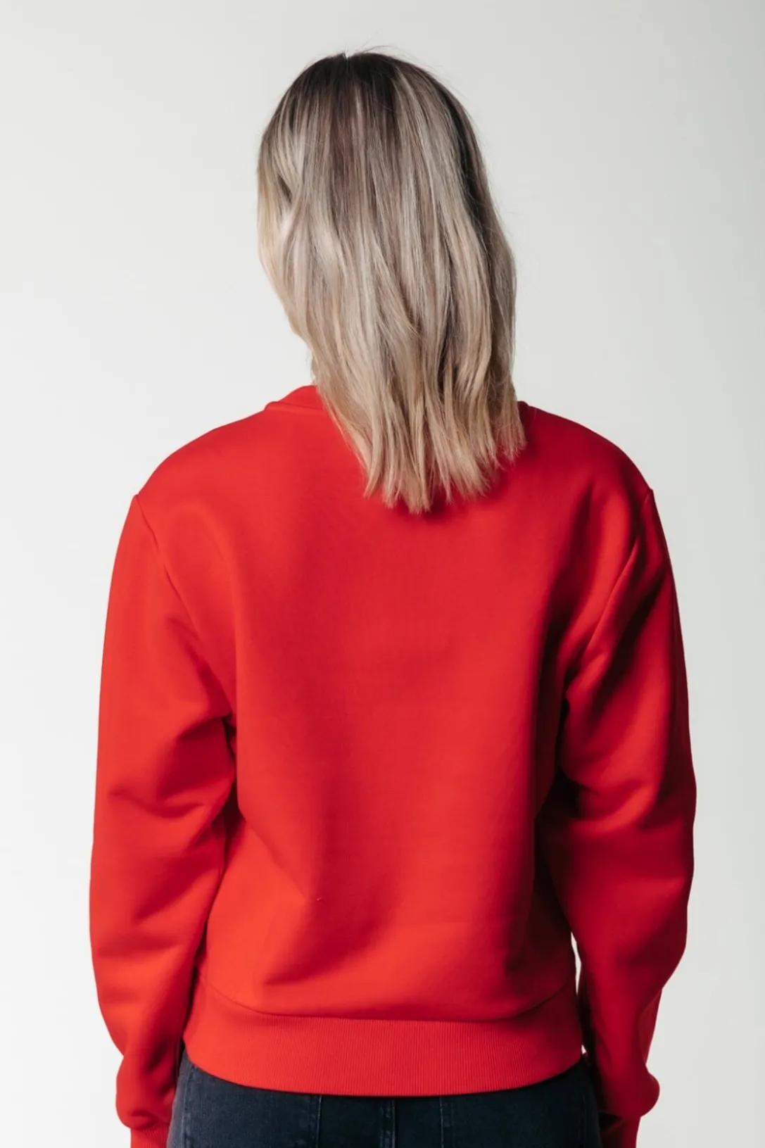 Colourful Rebel Truien<Uni Label Sweat | Scarlet Red