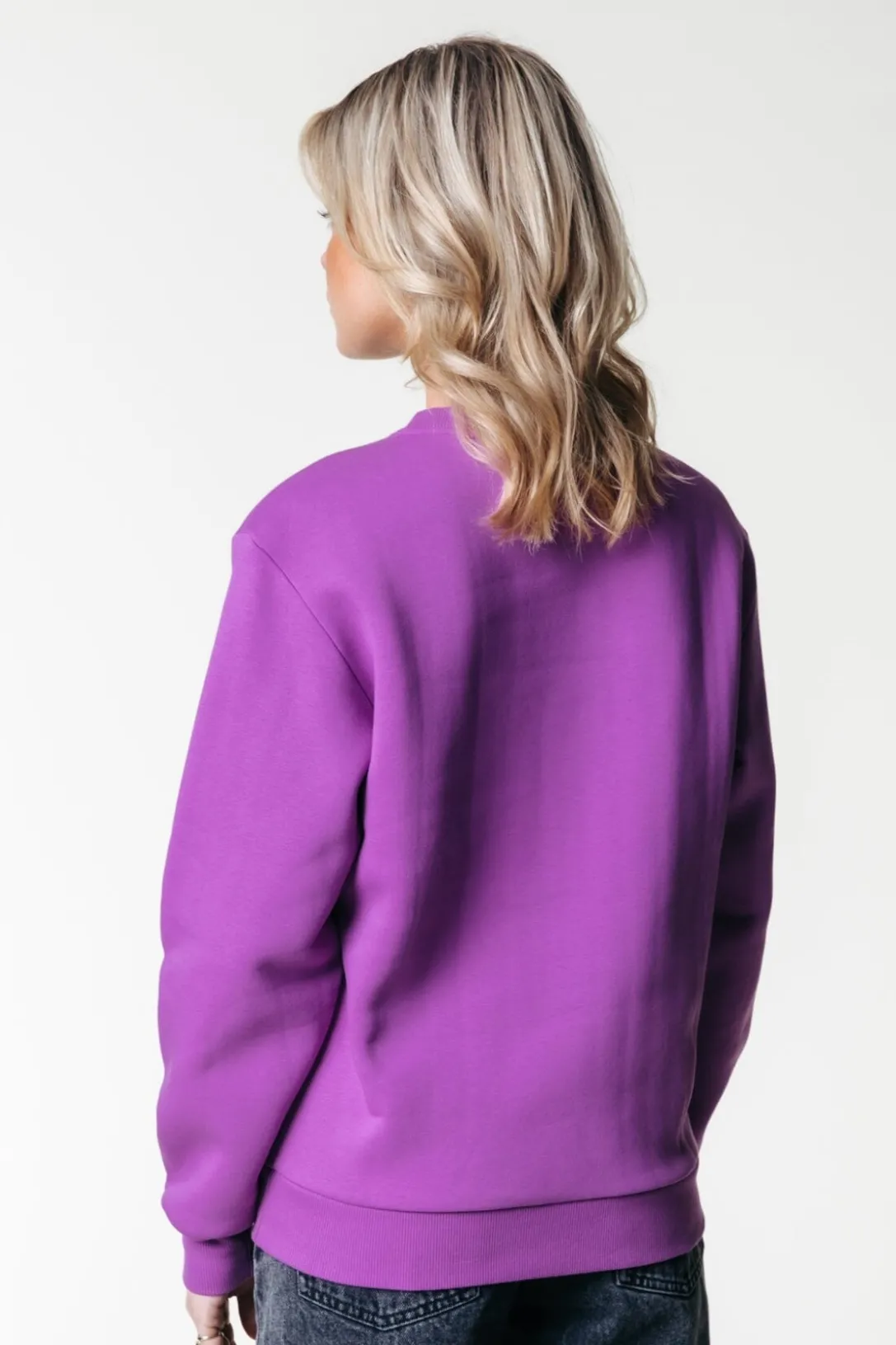 Colourful Rebel Truien<Wave Logo Sweat | Violet Pink