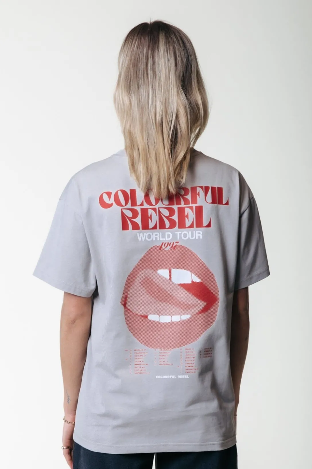 Colourful Rebel T-shirts<World Tour T-shirt | Light grey