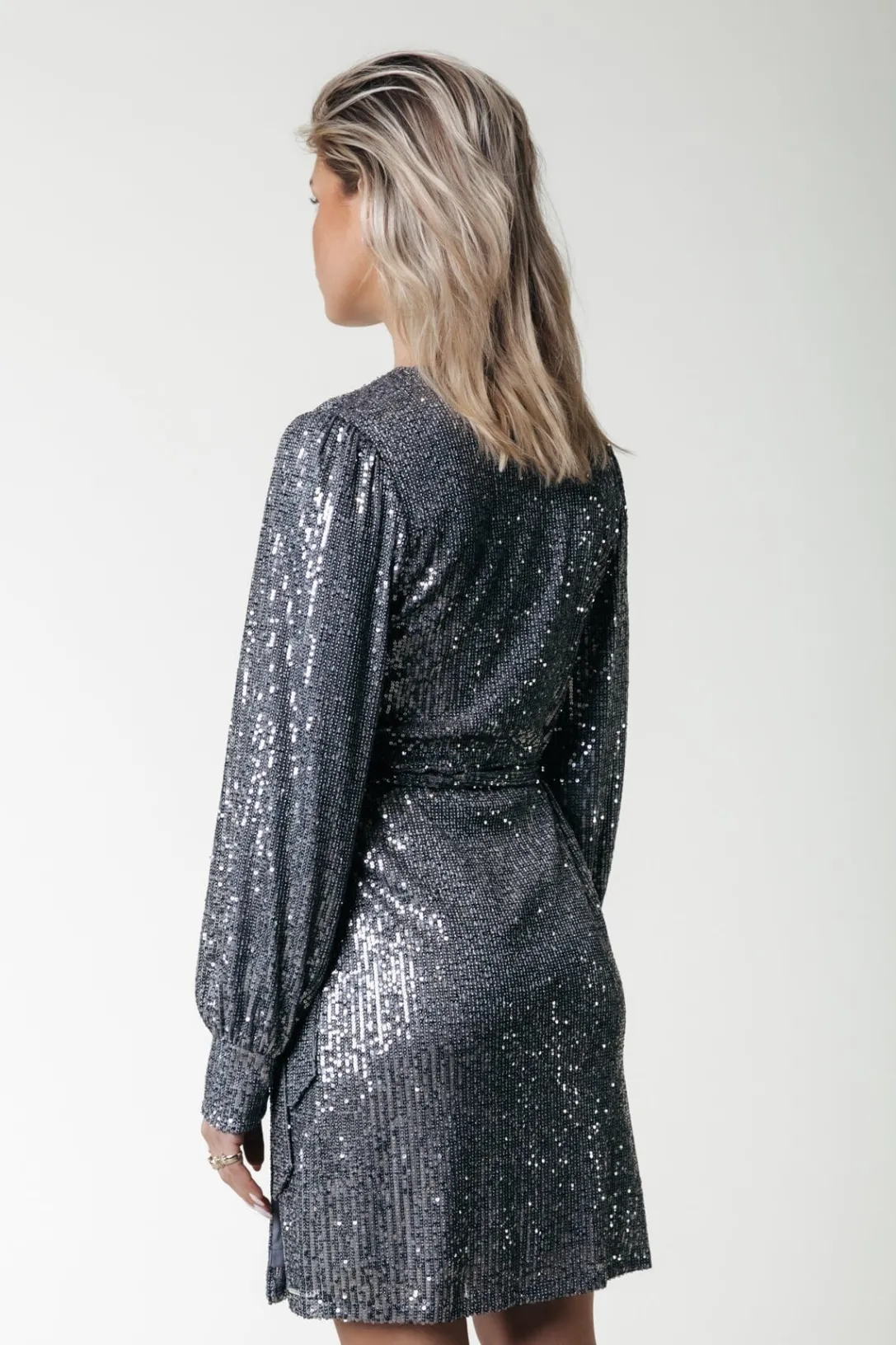 Colourful Rebel Jurken<Xita Sequins Dress | Silver grey